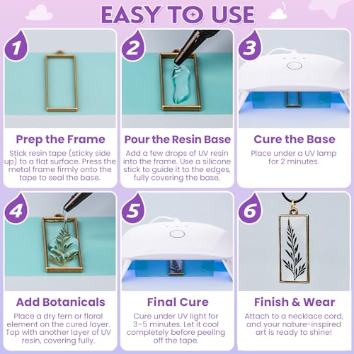 250g UV Resin Jewelry Making Kit
