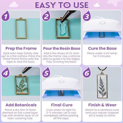 250g UV Resin Jewelry Making Kit