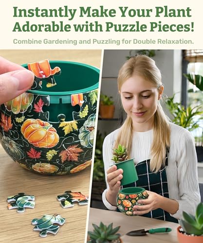 3D Puzzle Planter 80 Pieces
