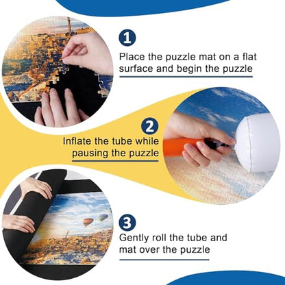 Jigsaw Puzzle Mat Roll Up Fits 2000 1500 1000 Pieces Puzzles