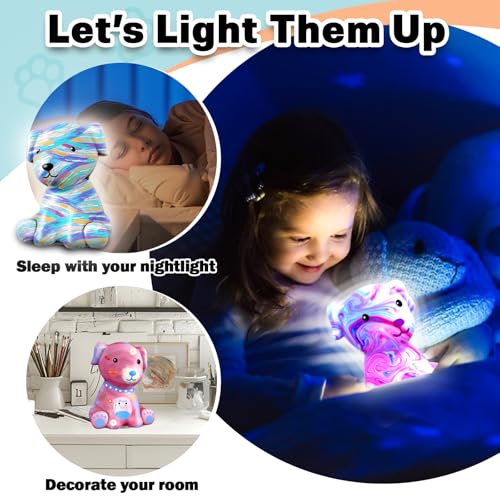 Paint Your Own Dog Lamp Kits