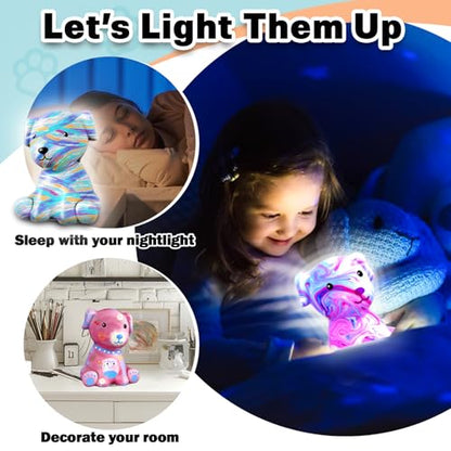 Paint Your Own Dog Lamp Kits