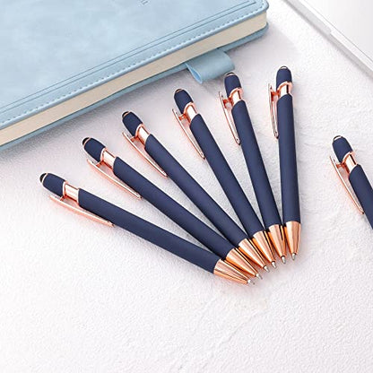 12 PCS 2 in 1 Stylus Ballpoint Pen with Stylus Tip (12 Count)
