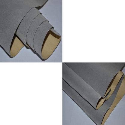 2PCS Self Adhesive Felt Sheets, DIY Felt Adhesive Sheet for Art & Crafts, Peel and Stick Felt for Drawer/Jewelry Box Felt Liner, Solid Color Felt Wallpaper (14.6" x 39.4", Grey)