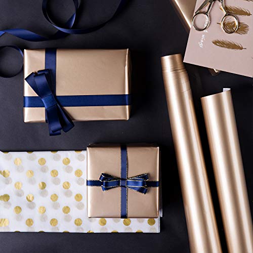 Navy Wrapping Paper Set