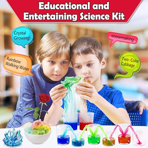 210 Experiments Science Kit for Kids Chemistry Set S.T.E.M Toy