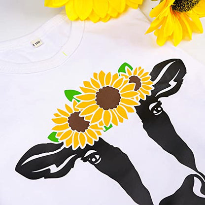 Yellow Heat Transfer Vinyl Roll 12" x12ft Matte HTV Vinyl