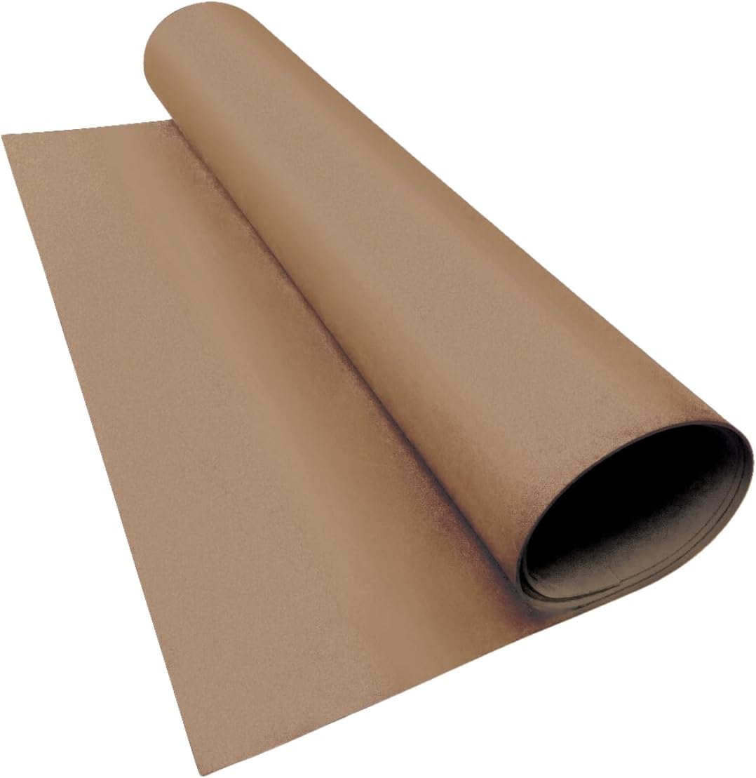 LotusFoam Large 3mm EVA Foam Sheet - 44"x 85" High Density Foam 130 kg/m3 for Cosplay, Costumes, Crafts, Flooring, Outdoor Use - 35 Colors (Camel) - Camel - Crafty Corner