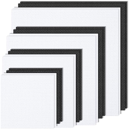 16PCS Cross Stitch Fabric (16 Count)
