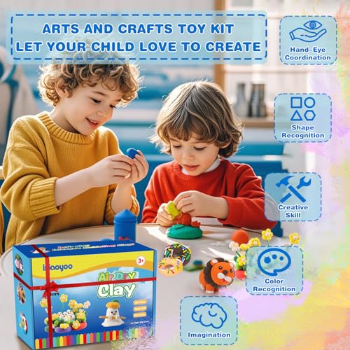 Air Dry Clay 158 Colors Foam Modeling Clay for School Projects (158 Count)