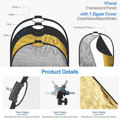 35x47in Reflector Photography with Tilt Adapter for Studio