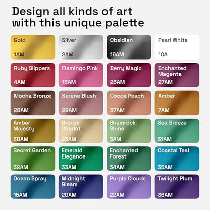Metallic Acrylic Paint Markers (12 Count)