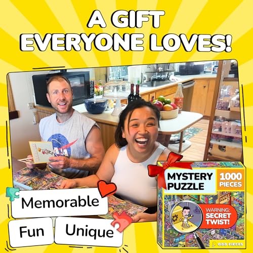 Jigsaw Puzzles 1000 Pieces with Storytelling Comics