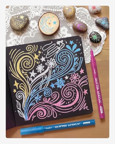 32 Colors Glitter Markers (32 Count)