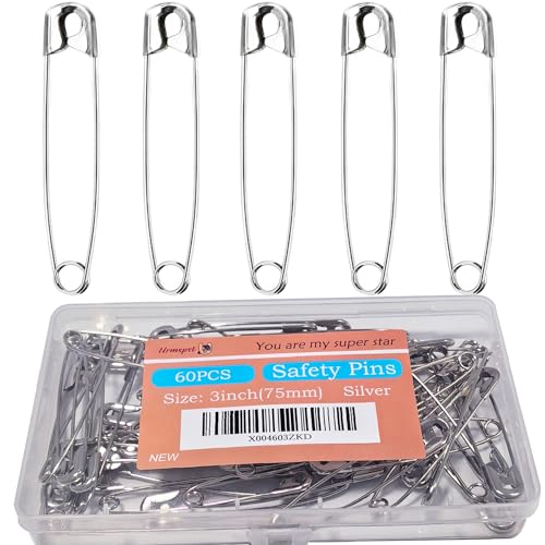 60PCS Safety Pins (60 Count)
