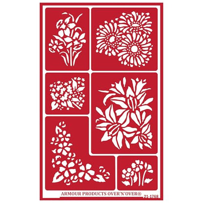 Over'N'Over Reusable Glass Etching Stencils