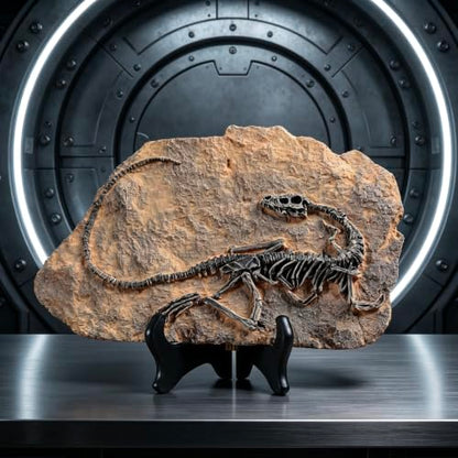 Resin Dinosaur Fossil Statue Model Simulated Skeleton Home Office Display Decorative Craft Box Decoration
