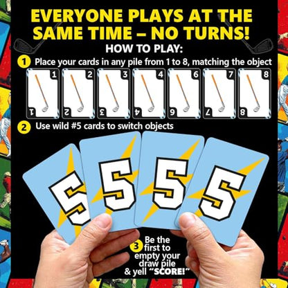 Golf Fast Paced Card Game for Kids & Adults