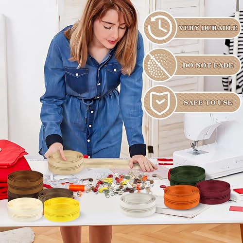 22.2 Yards 20 m 10 Pcs Assorted Colors #5 Nylon Coil Zippers