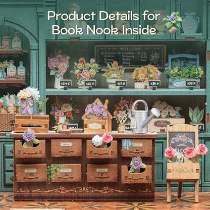 Miniature House Book Nook Kit