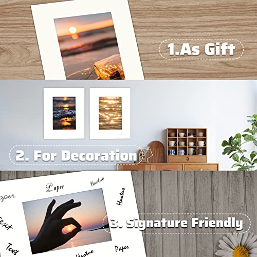 10 Pack Acid Free Ivory Picture Frame Mats