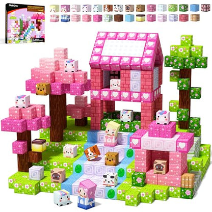 100PCS Magnetic Blocks Kid Building Toys for 3+ Years Old Girls (100 Count)