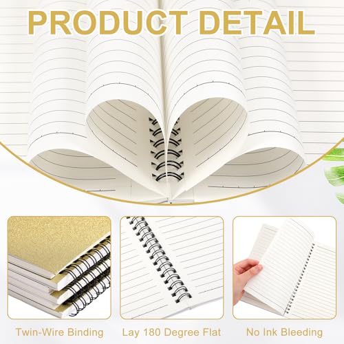 6 Pcs Spiral Notebooks (6 Count)