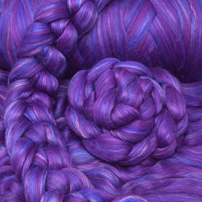 Merino Silk Luxe Tonal Designer Blend. Superfine Merino