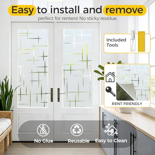 Window Privacy Film Decorative Non