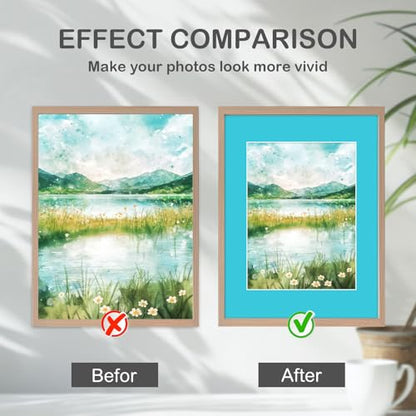 15 Pack 12x16 Picture Mats for 8.5x11 Photos