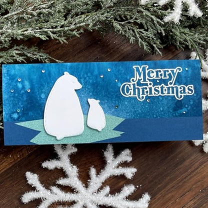 Metal Cutting Dies DIY Merry Christams Embossing Stencil Template Scrapbooking Card Making Mold Photo Album Arts Crafts Tools