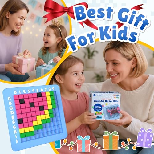 STEM Toys Pixel Art Kit for Kids