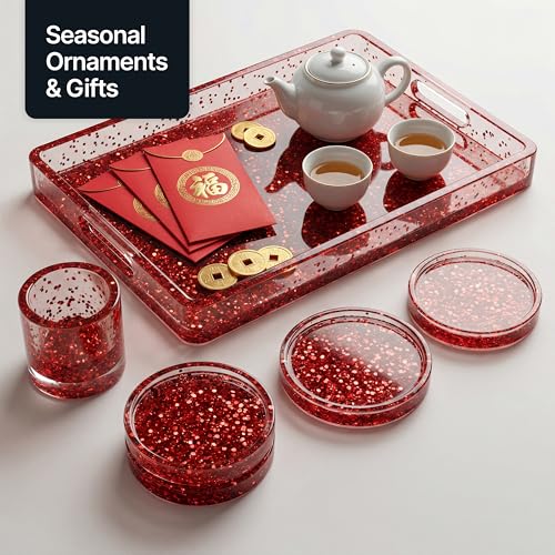 Craft Glitter Red 100g Extra Chunky Glitter (3.5 Ounce)