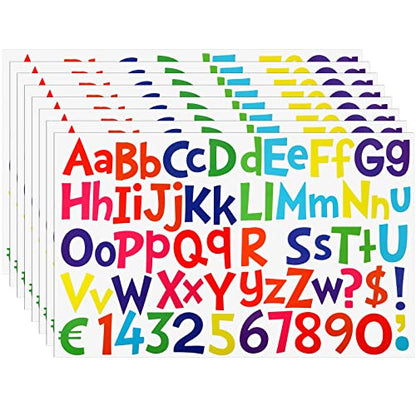 544 Pcs 2 Inch Large Alphabet Stickers