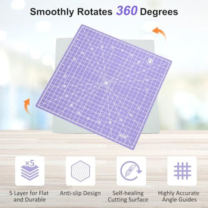 12"x12" Rotating Cutting Mat