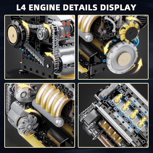 L4 Engine Building Sets for Adults