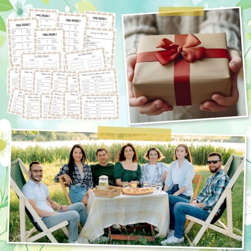 Spring Friendly Feud Game with 2 Answer Buzzers for Party Office (30 Count)