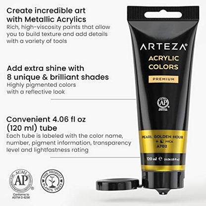 Metallic Acrylic Paint (32.48 Fl Oz)