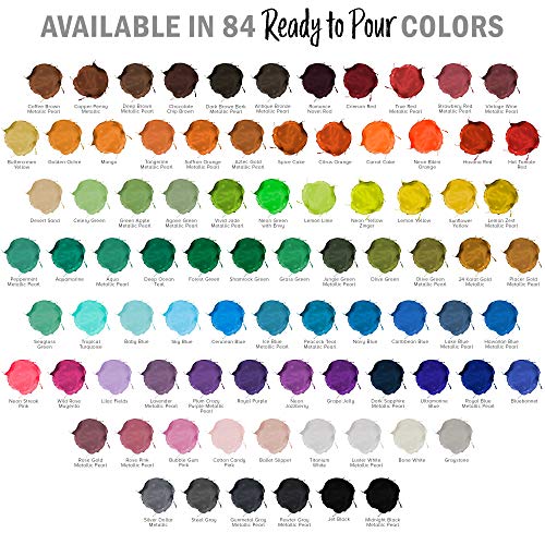 Sky Blue Acrylic Ready to Pour Pouring Paint (64 Fl Oz)