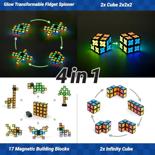Magnet Fidget Spinner Glow
