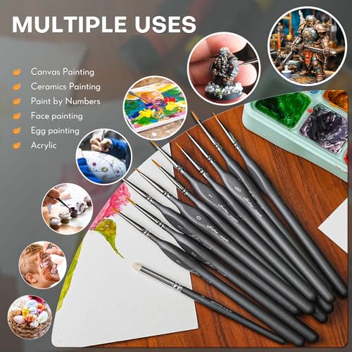 Miniature Paint Brushes Drybrush