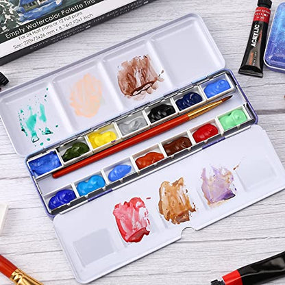 Empty Watercolor Palette