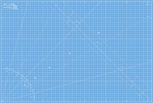 Cutting Mat A1 Blue
