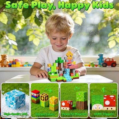 100PCS Magnetic Blocks (100 Count)