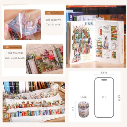 6 Rolls PET Washi Tape Set