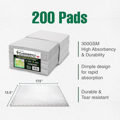 Heavy Duty Oil Absorbent Pads 300GSM (2 Count)