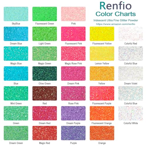 Iridescent Ultra Fine Glitter Powder Resin Supplies Glitters