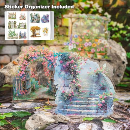 90Pcs Manor Fence PET Stickers (90 Count)