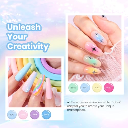 Beetles 20 Colors Gel Nail Polish Set with Base Glossy and Matte Top Coat