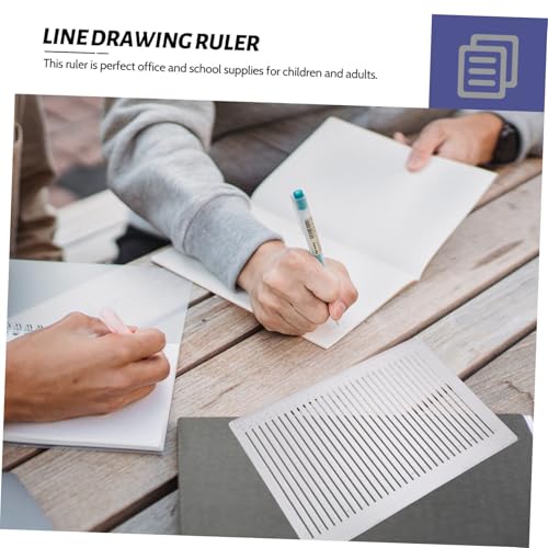 Lettering Stencils Straight Line Stencil Calligraphy Paper Address Stencil for Envelope Small Ruler for journaling Template Ruler Plastic